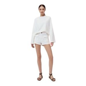 BLDWN Winters top in Optic White Size Small NWT